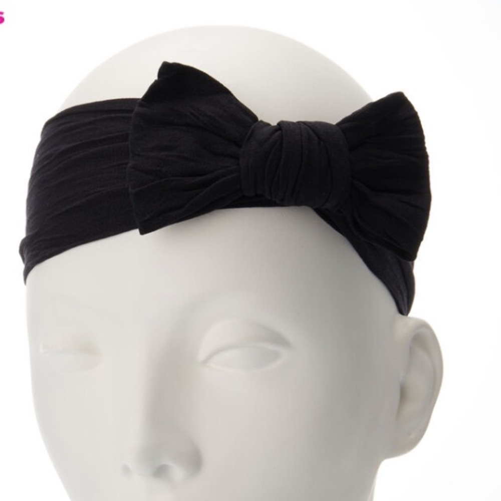 ⚜️Claire’s Black Bow Head Wrap! NWT!